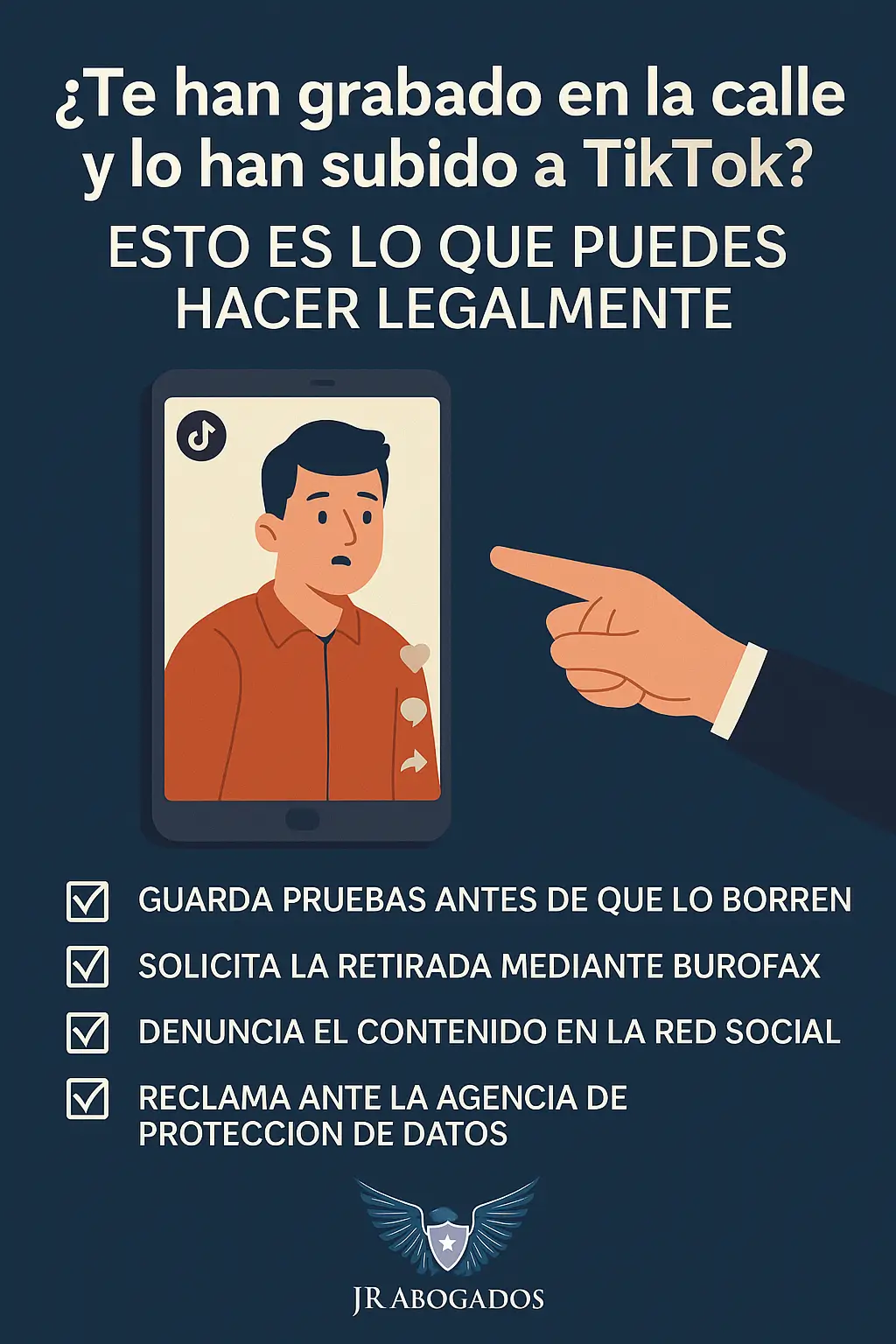 ¿Te han grabado en la calle y lo han subido a TikTok? Esto es lo que puedes hacer legalmente
