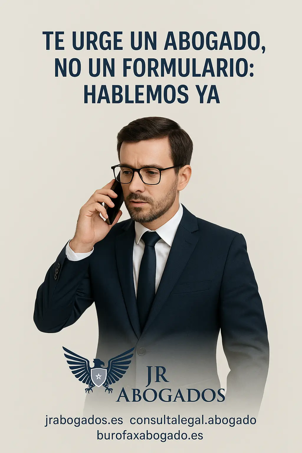 Te urge un abogado, no un formulario: hablemos ya