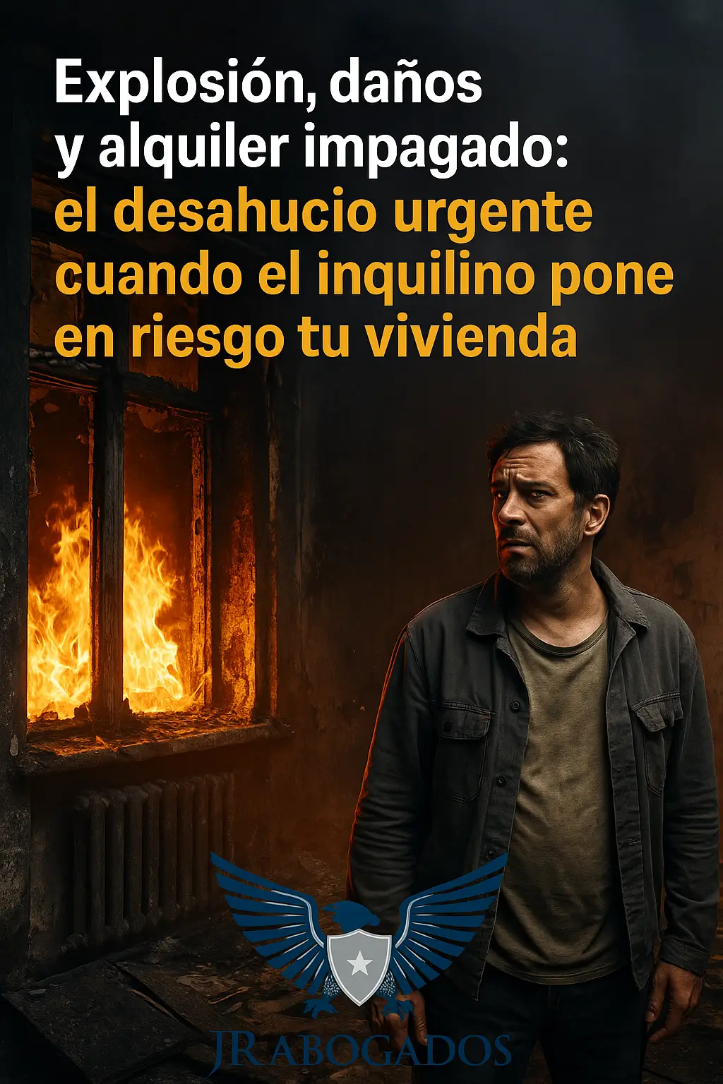 Explosión, daños y alquiler impagado: el desahucio urgente cuando el inquilino pone en riesgo tu vivienda