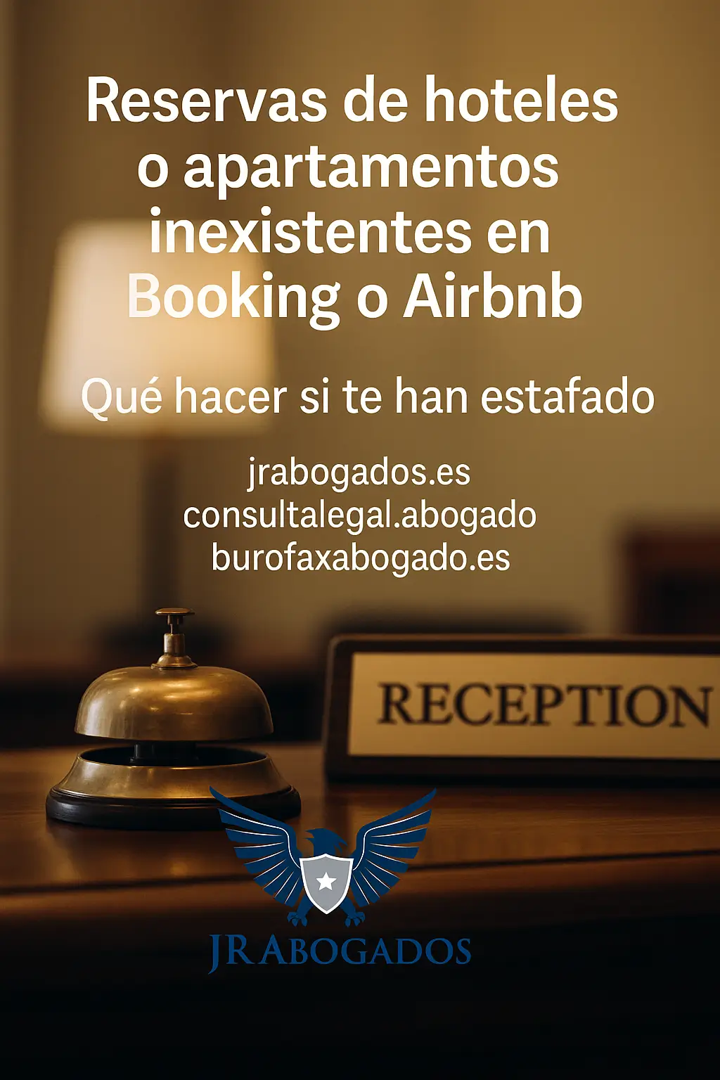 Reservas de hoteles o apartamentos inexistentes en Booking o Airbnb