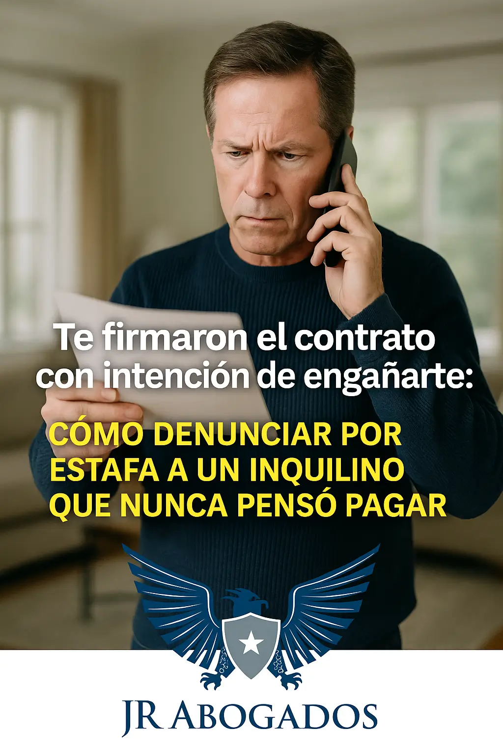Te firmaron el contrato con intención de engañarte: cómo denunciar por estafa a un inquilino que nunca pensó pagar