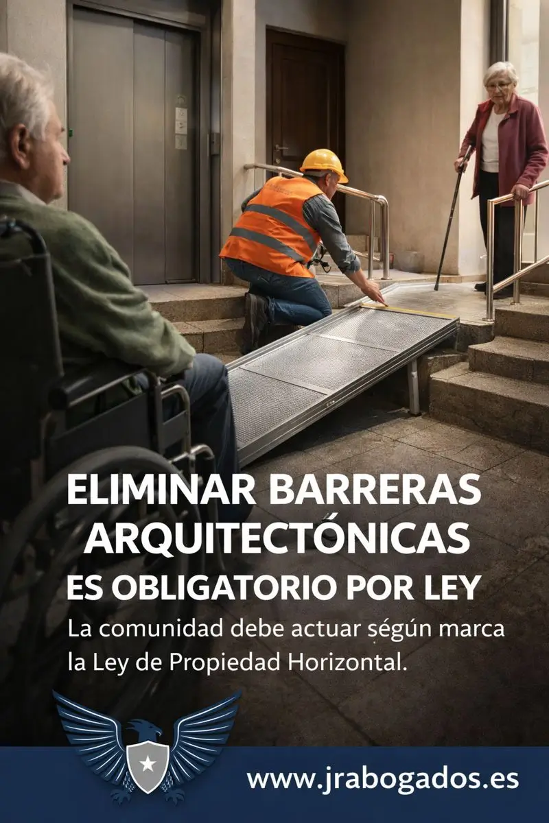 La comunidad se niega a eliminar barreras arquitectónicas: cuándo puede obligarla un juez